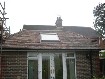 Tiled and glazed new roof-1